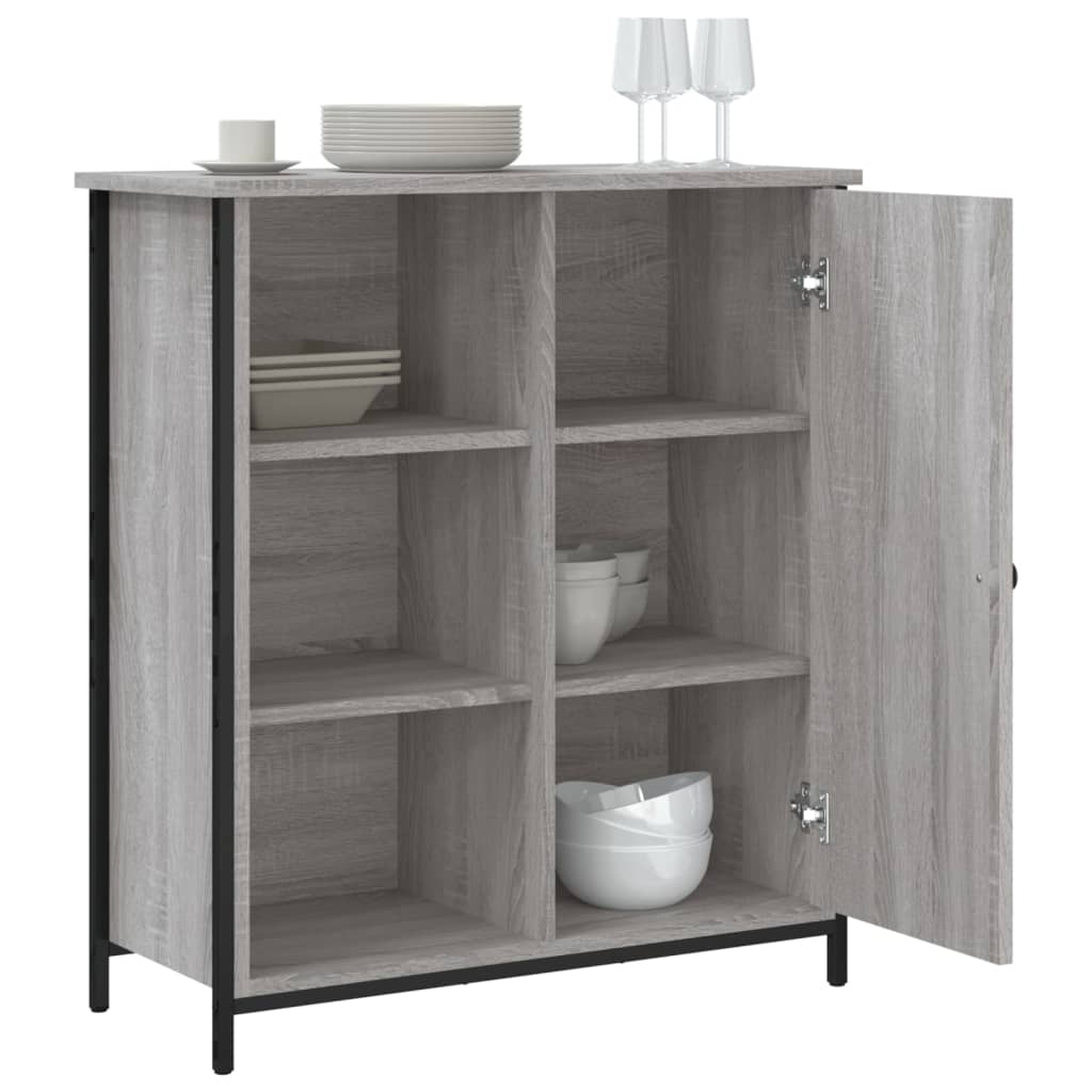 vidaXL Servantă, gri sonoma, 70x30x80 cm, lemn prelucrat vidaXL Servantă, gri sonoma, 70x30x80 cm, lemn prelucrat