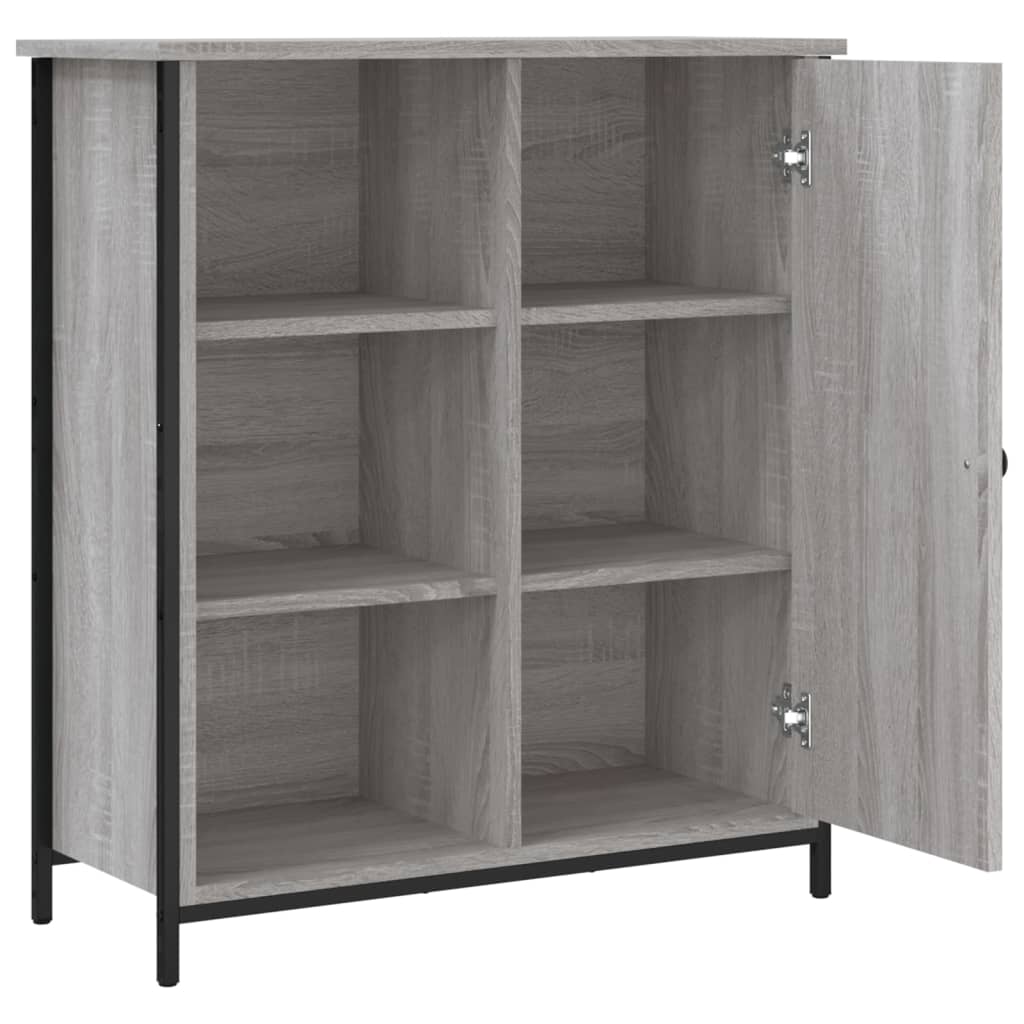 vidaXL Servantă, gri sonoma, 70x30x80 cm, lemn prelucrat vidaXL Servantă, gri sonoma, 70x30x80 cm, lemn prelucrat