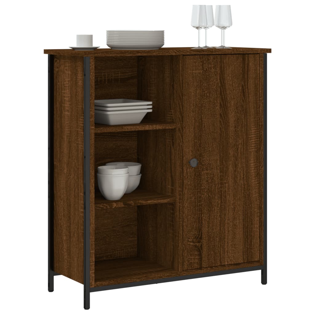 vidaXL Servantă, stejar maro, 70x30x80 cm, lemn prelucrat
