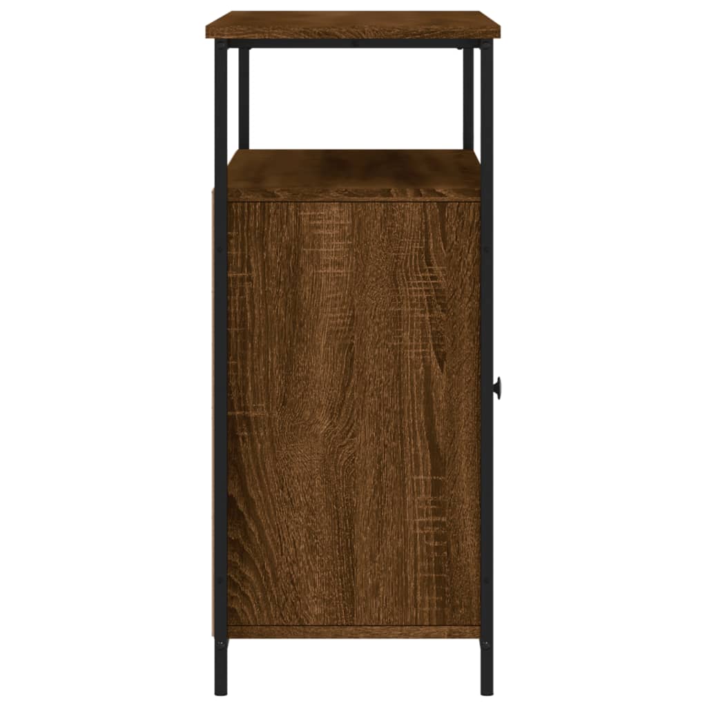 vidaXL Servantă, stejar maro, 100x35x80 cm, lemn compozit vidaXL Servantă, stejar maro, 100x35x80 cm, lemn compozit