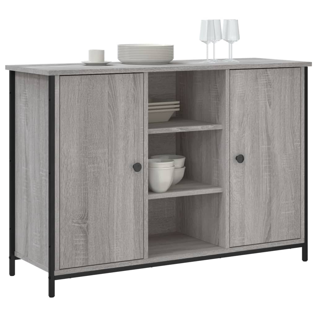 vidaXL Servantă, gri sonoma, 100x35x70 cm, lemn compozit vidaXL Servantă, gri sonoma, 100x35x70 cm, lemn compozit