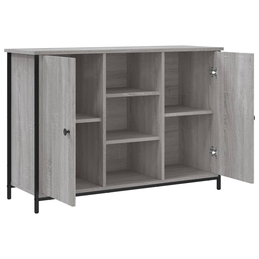 vidaXL Servantă, gri sonoma, 100x35x70 cm, lemn compozit vidaXL Servantă, gri sonoma, 100x35x70 cm, lemn compozit