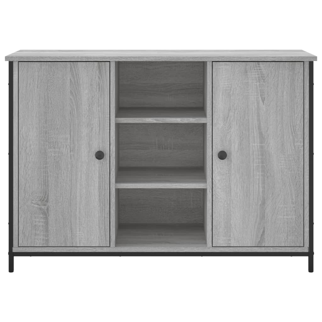 vidaXL Servantă, gri sonoma, 100x35x70 cm, lemn compozit vidaXL Servantă, gri sonoma, 100x35x70 cm, lemn compozit