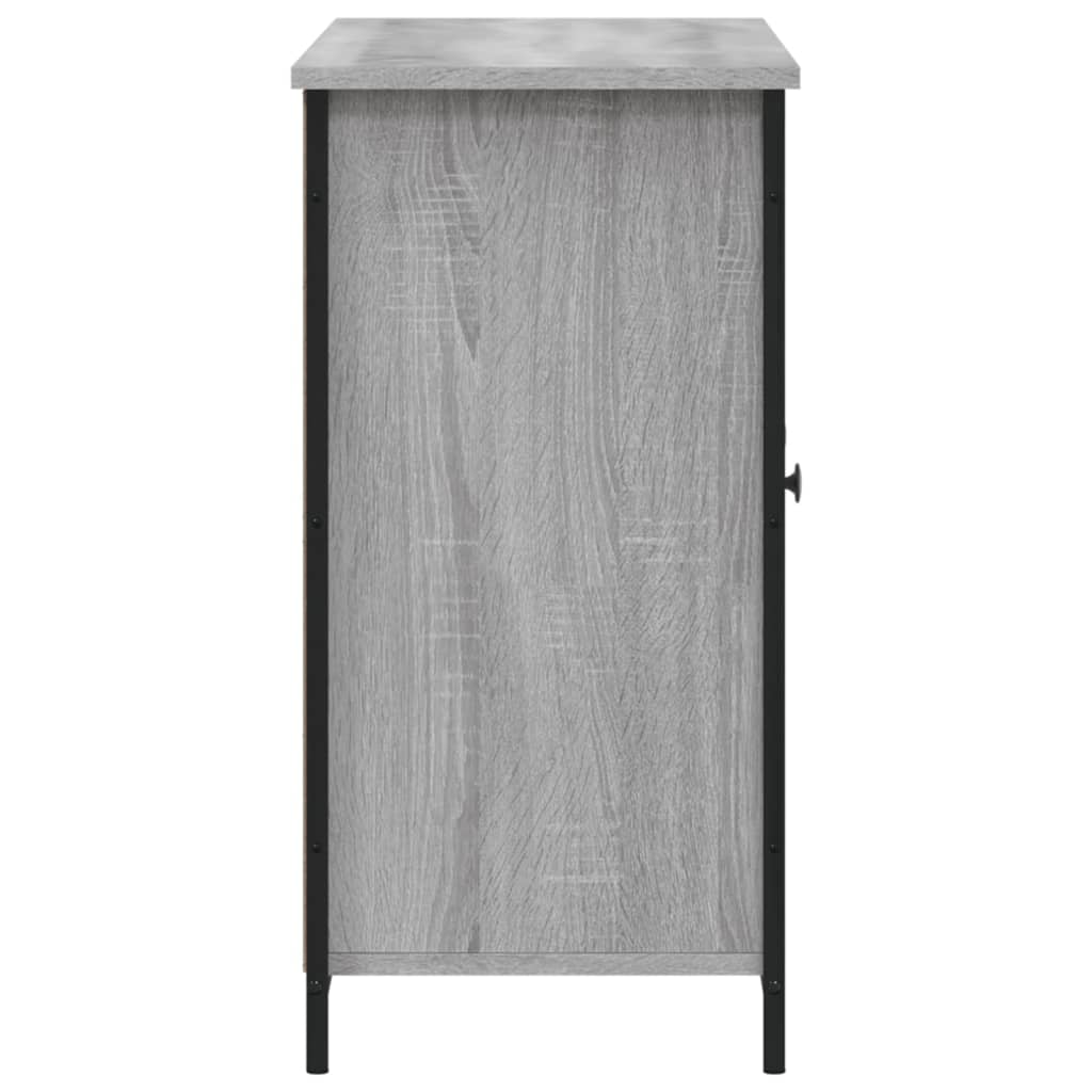 vidaXL Servantă, gri sonoma, 100x35x70 cm, lemn compozit vidaXL Servantă, gri sonoma, 100x35x70 cm, lemn compozit