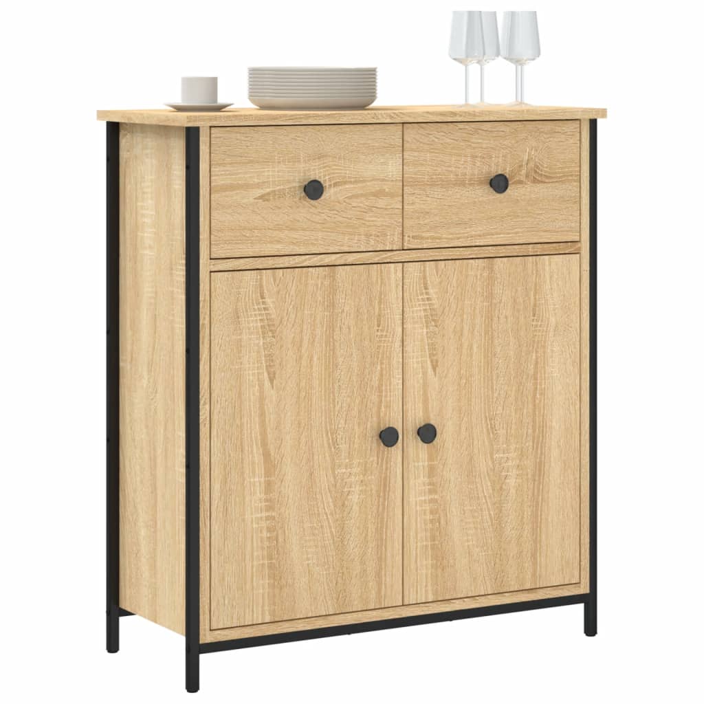vidaXL Servantă, stejar sonoma, 70x30x80 cm, lemn prelucrat vidaXL Servantă, stejar sonoma, 70x30x80 cm, lemn prelucrat