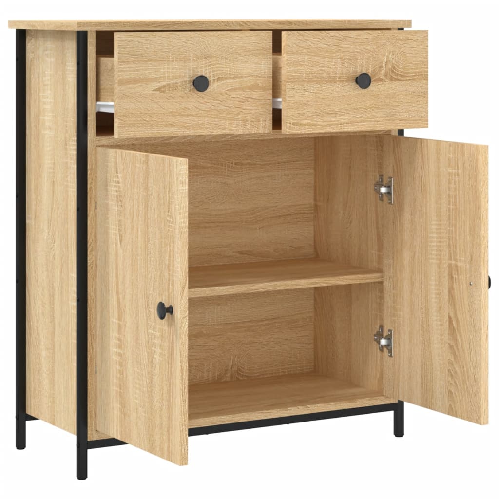 vidaXL Servantă, stejar sonoma, 70x30x80 cm, lemn prelucrat vidaXL Servantă, stejar sonoma, 70x30x80 cm, lemn prelucrat