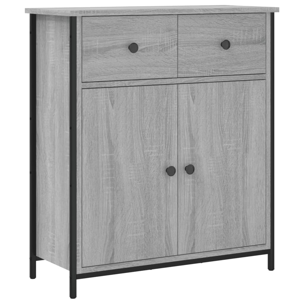 vidaXL Servantă, gri sonoma, 70x30x80 cm, lemn prelucrat