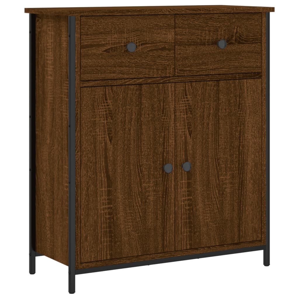 vidaXL Servantă, stejar maro, 70x30x80 cm, lemn prelucrat