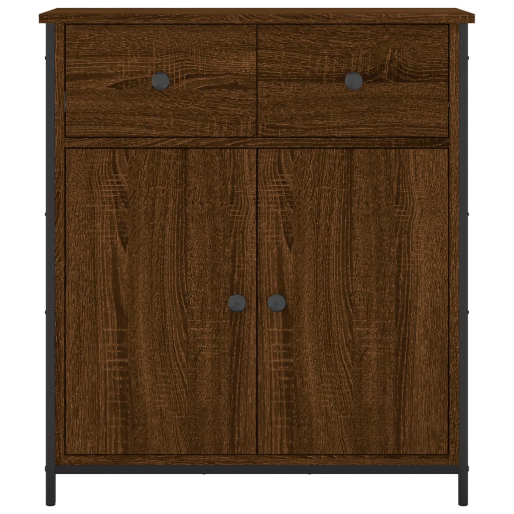 vidaXL Servantă, stejar maro, 70x30x80 cm, lemn prelucrat