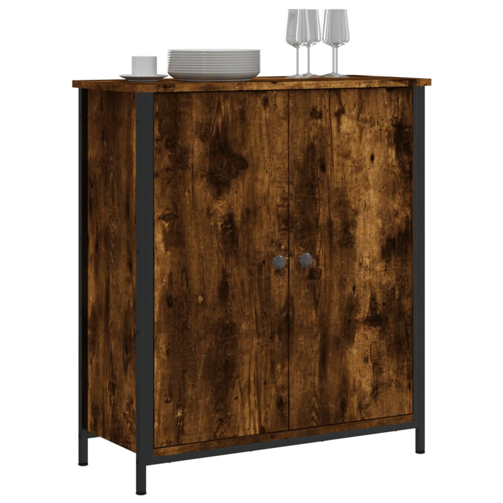 vidaXL Servantă, stejar fumuriu, 70x30x80 cm, lemn prelucrat vidaXL Servantă, stejar fumuriu, 70x30x80 cm, lemn prelucrat