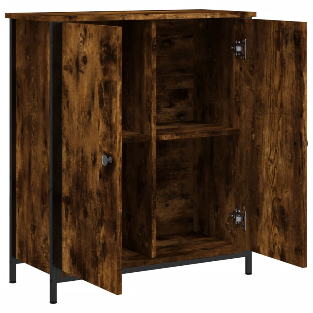 vidaXL Servantă, stejar fumuriu, 70x30x80 cm, lemn prelucrat vidaXL Servantă, stejar fumuriu, 70x30x80 cm, lemn prelucrat