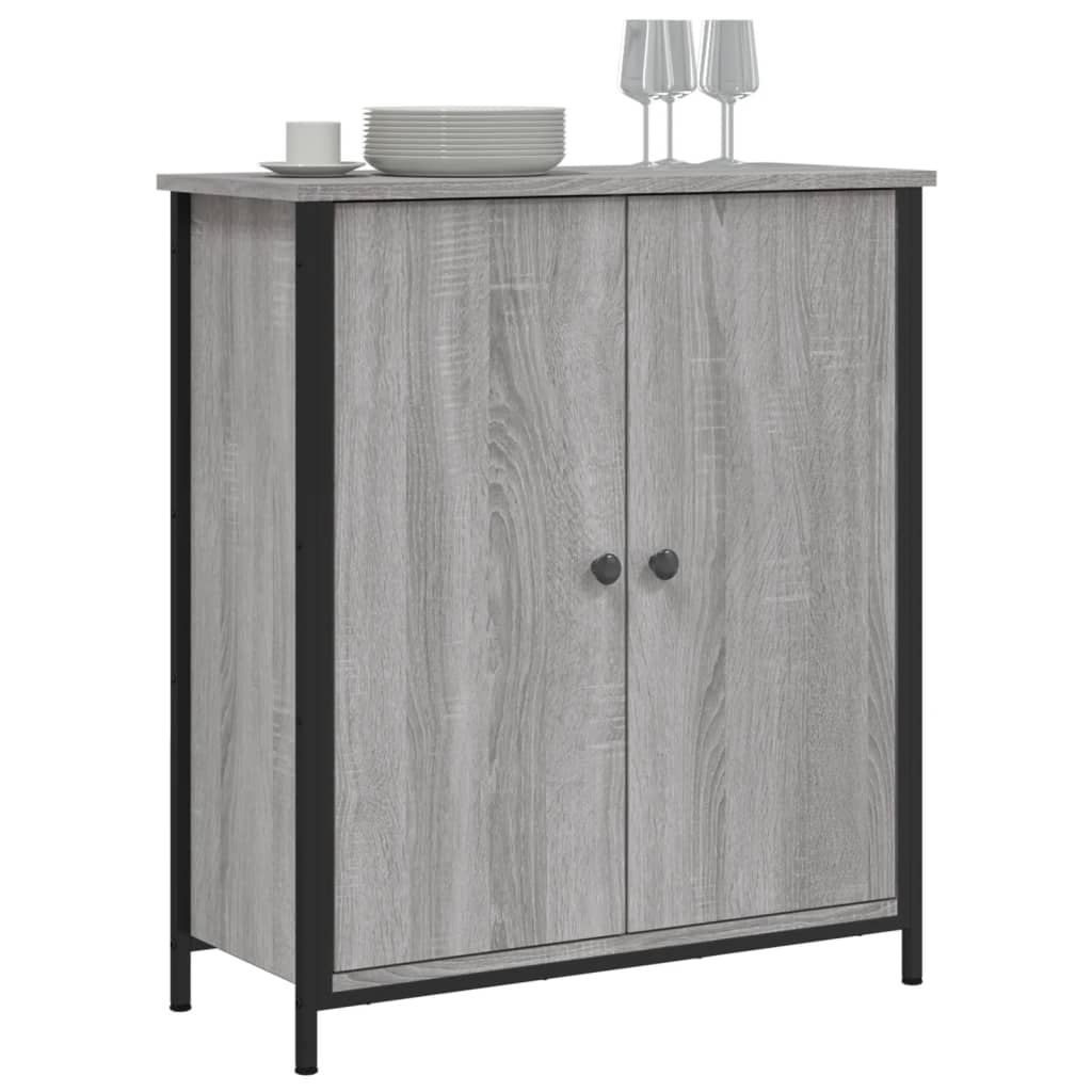 vidaXL Servantă, gri sonoma, 70x30x80 cm, lemn prelucrat vidaXL Servantă, gri sonoma, 70x30x80 cm, lemn prelucrat