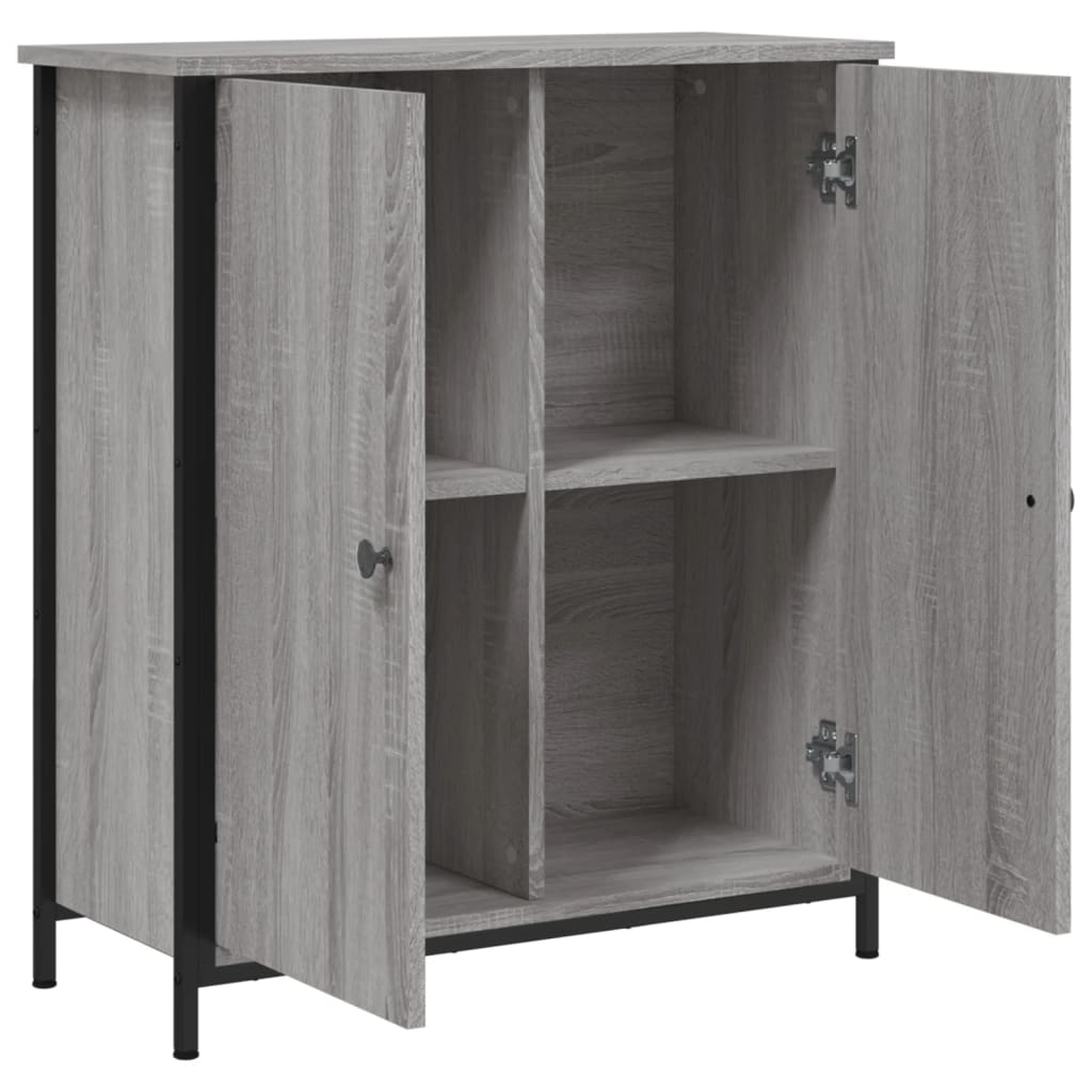 vidaXL Servantă, gri sonoma, 70x30x80 cm, lemn prelucrat vidaXL Servantă, gri sonoma, 70x30x80 cm, lemn prelucrat