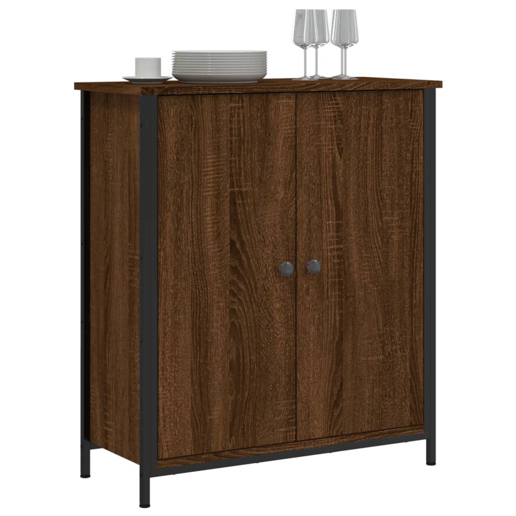 vidaXL Servantă, stejar maro, 70x30x80 cm, lemn prelucrat