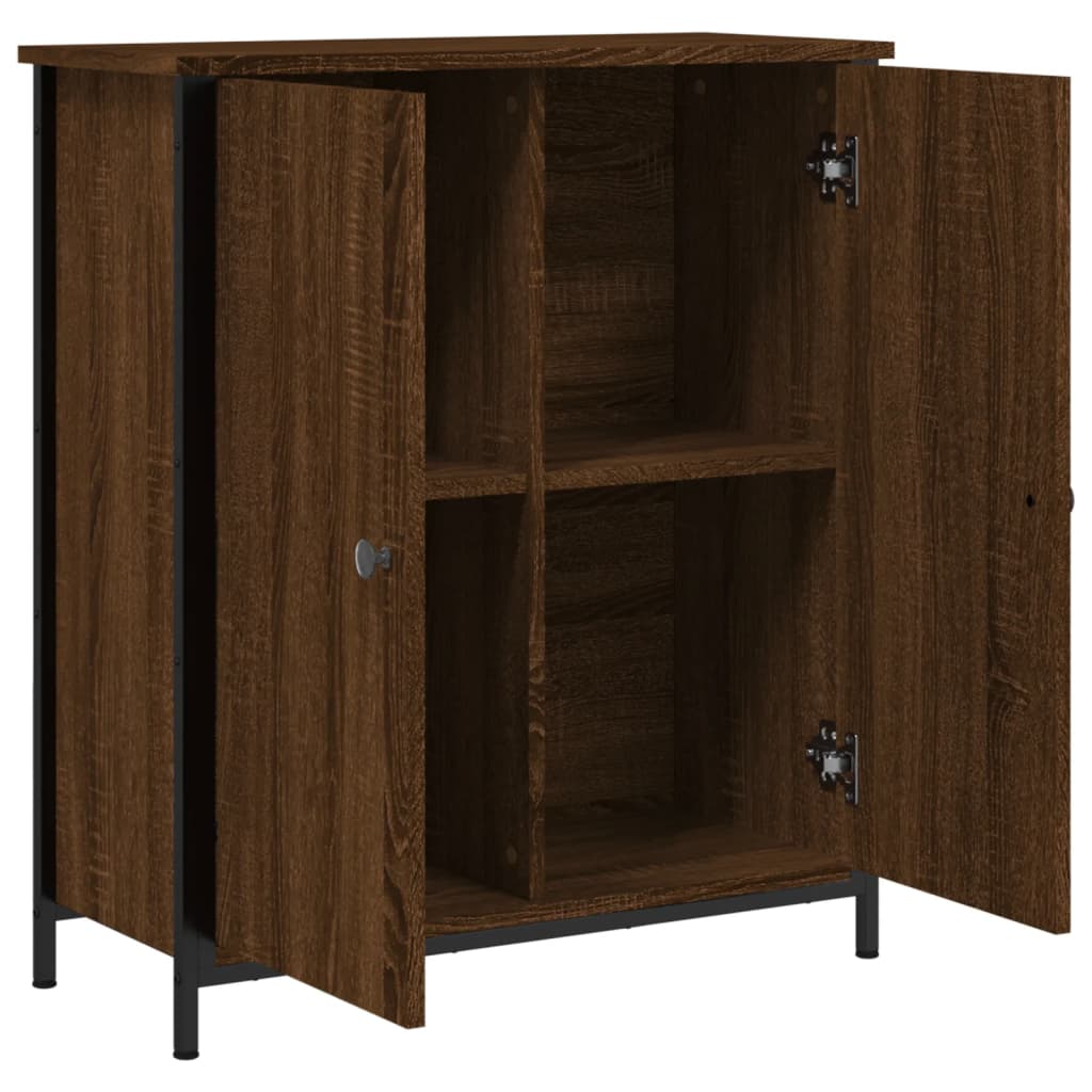 vidaXL Servantă, stejar maro, 70x30x80 cm, lemn prelucrat