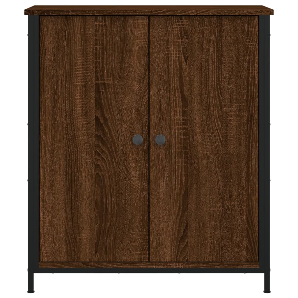 vidaXL Servantă, stejar maro, 70x30x80 cm, lemn prelucrat