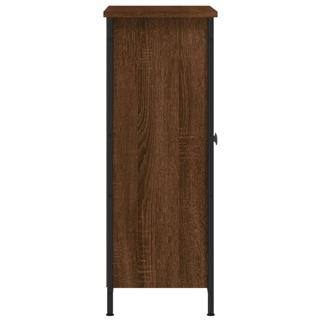 vidaXL Servantă, stejar maro, 70x30x80 cm, lemn prelucrat