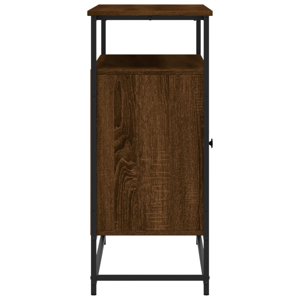 vidaXL Servantă, stejar maro, 100x35x80 cm, lemn compozit vidaXL Servantă, stejar maro, 100x35x80 cm, lemn compozit