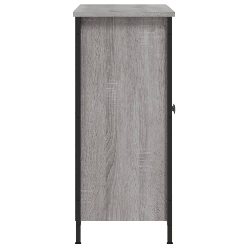 vidaXL Servantă, gri sonoma, 100x33x75 cm, lemn compozit vidaXL Servantă, gri sonoma, 100x33x75 cm, lemn compozit