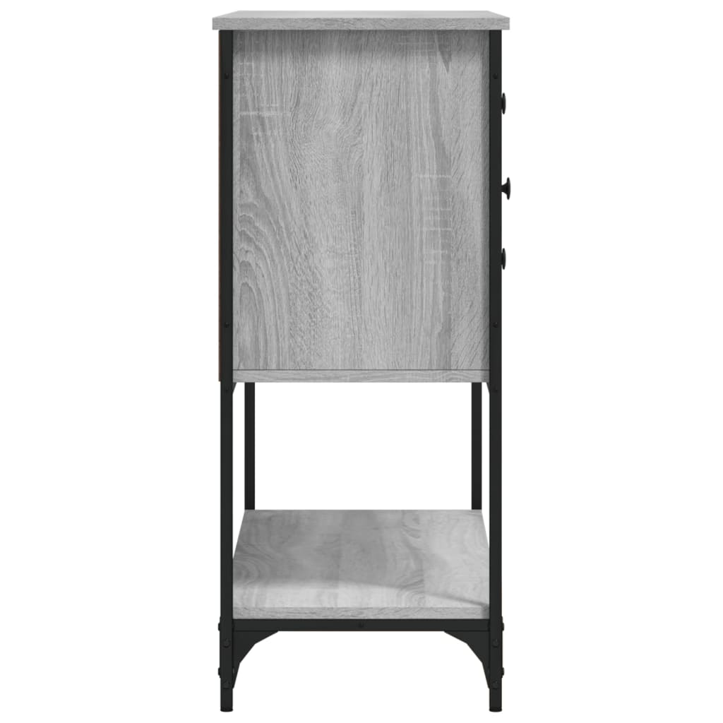 vidaXL Servantă, gri sonoma, 100x36x85 cm, lemn compozit