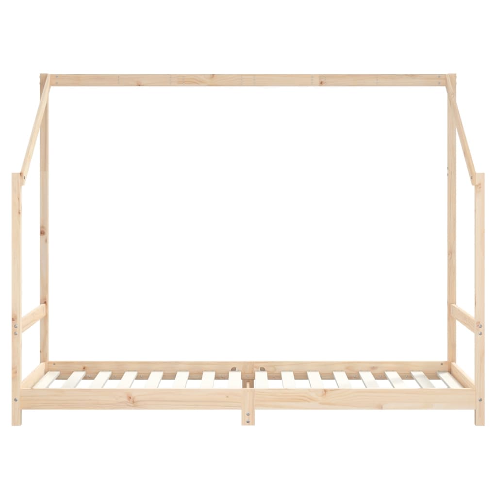 vidaXL Cadru de pat pentru copii, 80x200 cm, lemn masiv de pin vidaXL Cadru de pat pentru copii, 80x200 cm, lemn masiv de pin