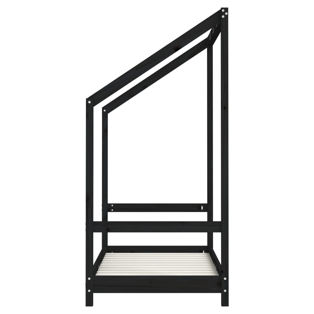 vidaXL Cadru de pat pentru copii, 70x140 cm, lemn masiv de pin vidaXL Cadru de pat pentru copii, 70x140 cm, lemn masiv de pin