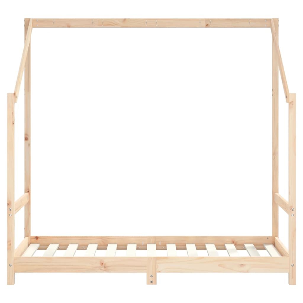 vidaXL Cadru de pat pentru copii, 80x160 cm, lemn masiv de pin vidaXL Cadru de pat pentru copii, 80x160 cm, lemn masiv de pin