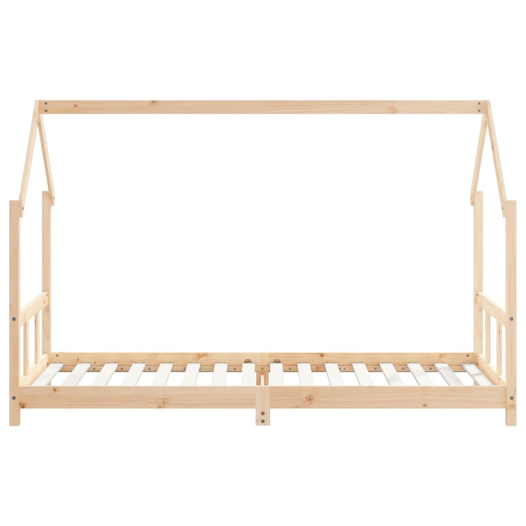 vidaXL Cadru pat pentru copii, 90x200 cm, lemn masiv de pin vidaXL Cadru pat pentru copii, 90x200 cm, lemn masiv de pin