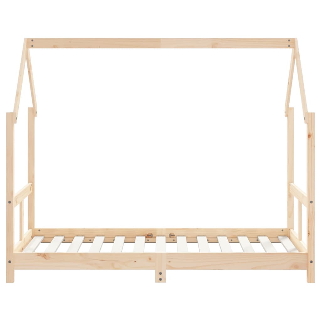 vidaXL Cadru de pat pentru copii, 80x160 cm, lemn masiv de pin vidaXL Cadru de pat pentru copii, 80x160 cm, lemn masiv de pin