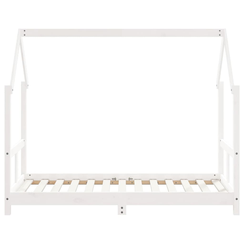 vidaXL Cadru de pat pentru copii, 80x160 cm, lemn masiv de pin vidaXL Cadru de pat pentru copii, 80x160 cm, lemn masiv de pin