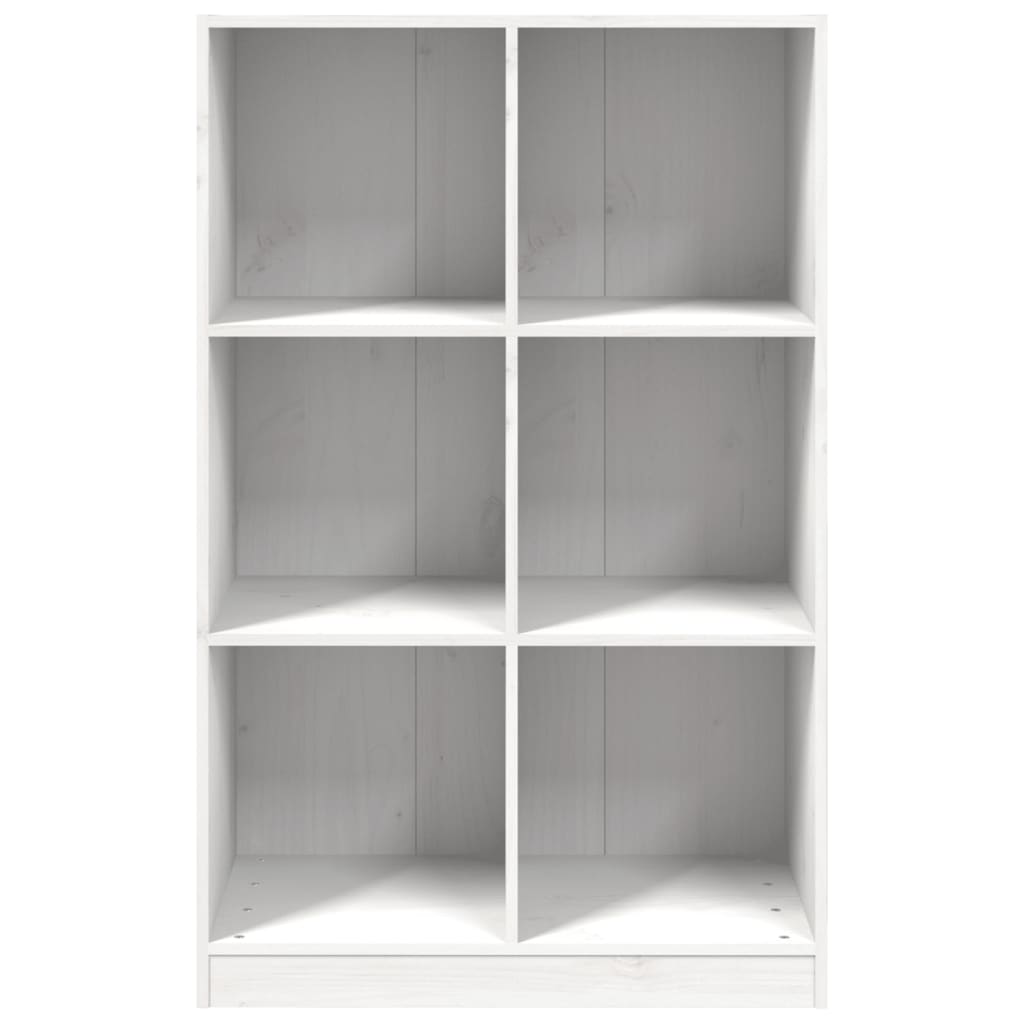 vidaXL Bibliotecă, alb, 70x33x110 cm, lemn masiv de pin vidaXL Bibliotecă, alb, 70x33x110 cm, lemn masiv de pin