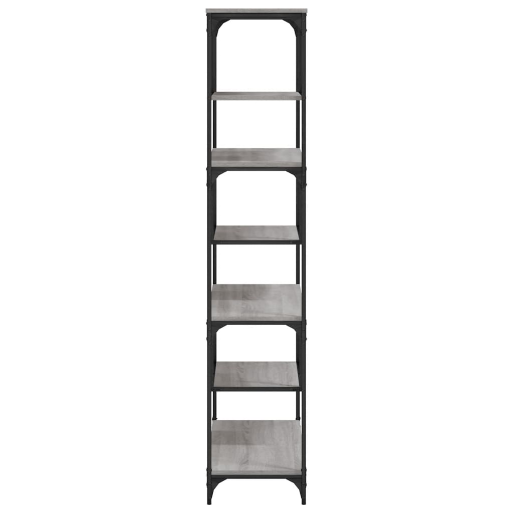 vidaXL Bibliotecă, sonoma gri, 81x36x176 cm, lemn compozit vidaXL Bibliotecă, sonoma gri, 81x36x176 cm, lemn compozit