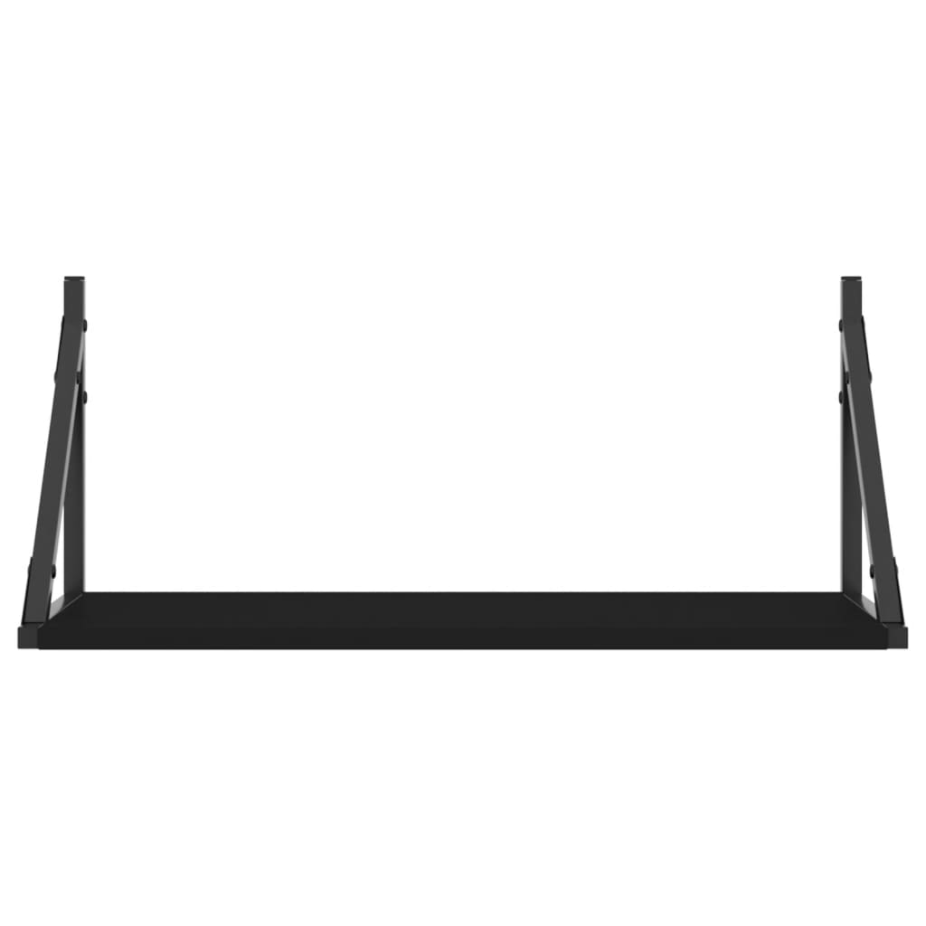 vidaXL Dulapuri de perete, 2 buc., negru, 60x25x25,5 cm, lemn