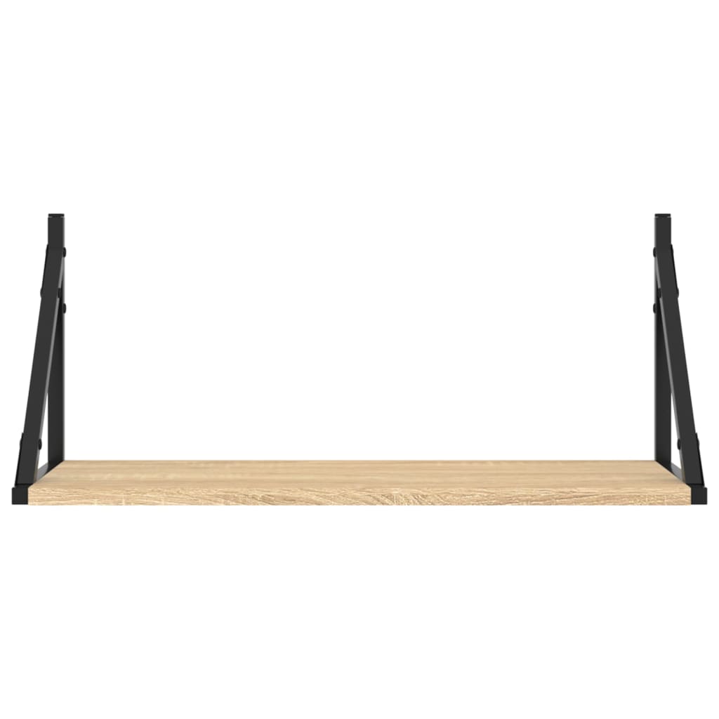 vidaXL Dulapuri de perete, 2 buc., stejar sonoma, 60x25x25,5 cm, lemn