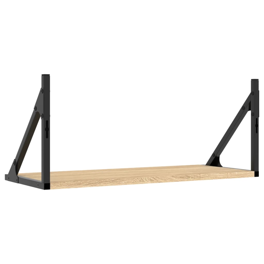 vidaXL Dulapuri de perete, 2 buc., stejar sonoma, 60x25x25,5 cm, lemn