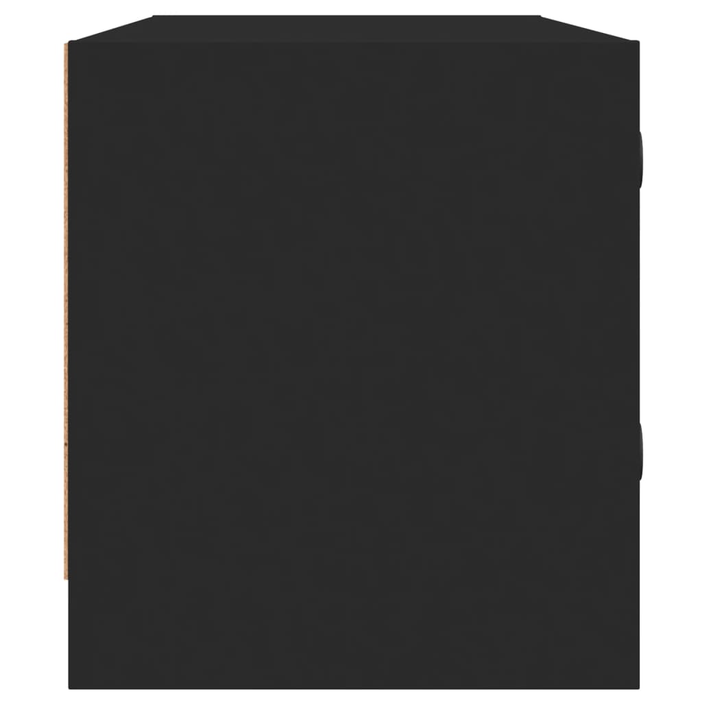 vidaXL Comodă TV cu uși din sticlă, negru, 102x37x42 cm vidaXL Comodă TV cu uși din sticlă, negru, 102x37x42 cm