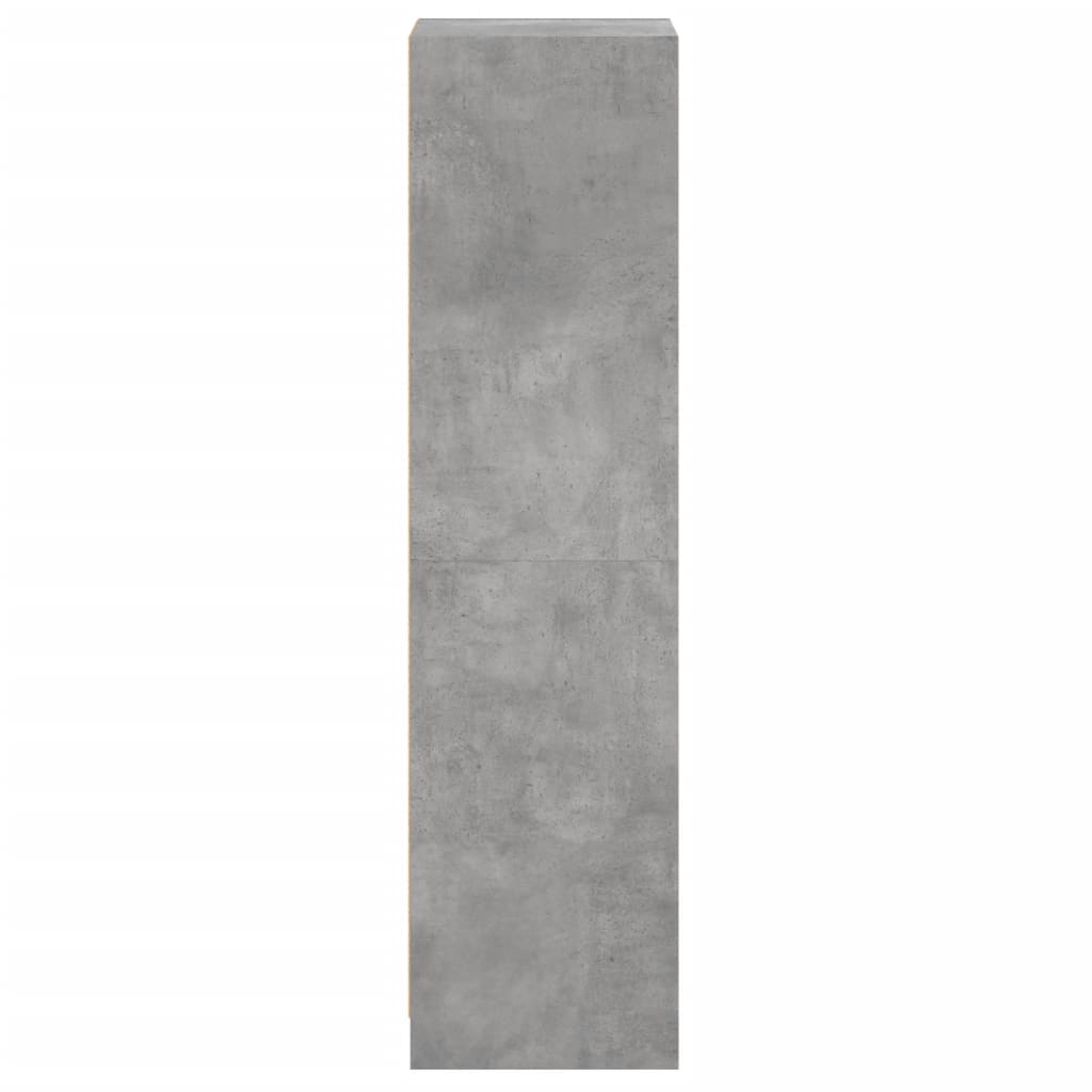 vidaXL Dulap cu ușă din sticlă, gri beton, 35x37x142 cm vidaXL Dulap cu ușă din sticlă, gri beton, 35x37x142 cm
