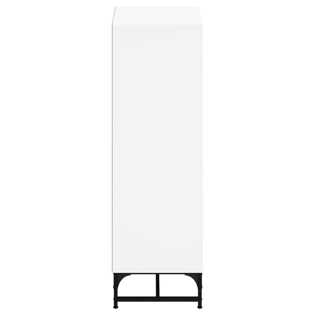 vidaXL Dulap cu uși din sticlă, alb, 35x37x120 cm vidaXL Dulap cu uși din sticlă, alb, 35x37x120 cm