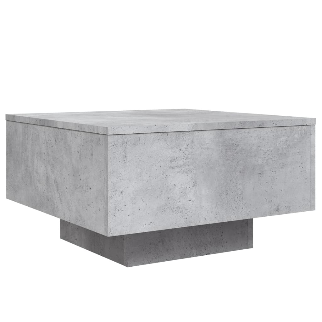 vidaXL Măsuță de cafea, gri beton, 55x55x31 cm, lemn prelucrat vidaXL Măsuță de cafea, gri beton, 55x55x31 cm, lemn prelucrat