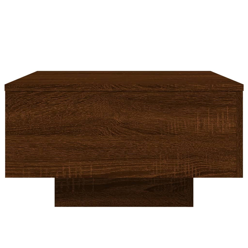 vidaXL Măsuță de cafea, stejar maro, 55x55x31 cm, lemn prelucrat vidaXL Măsuță de cafea, stejar maro, 55x55x31 cm, lemn prelucrat
