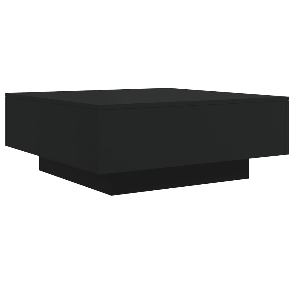 vidaXL Măsuță de cafea, negru, 80x80x31 cm ,PAL vidaXL Măsuță de cafea, negru, 80x80x31 cm ,PAL