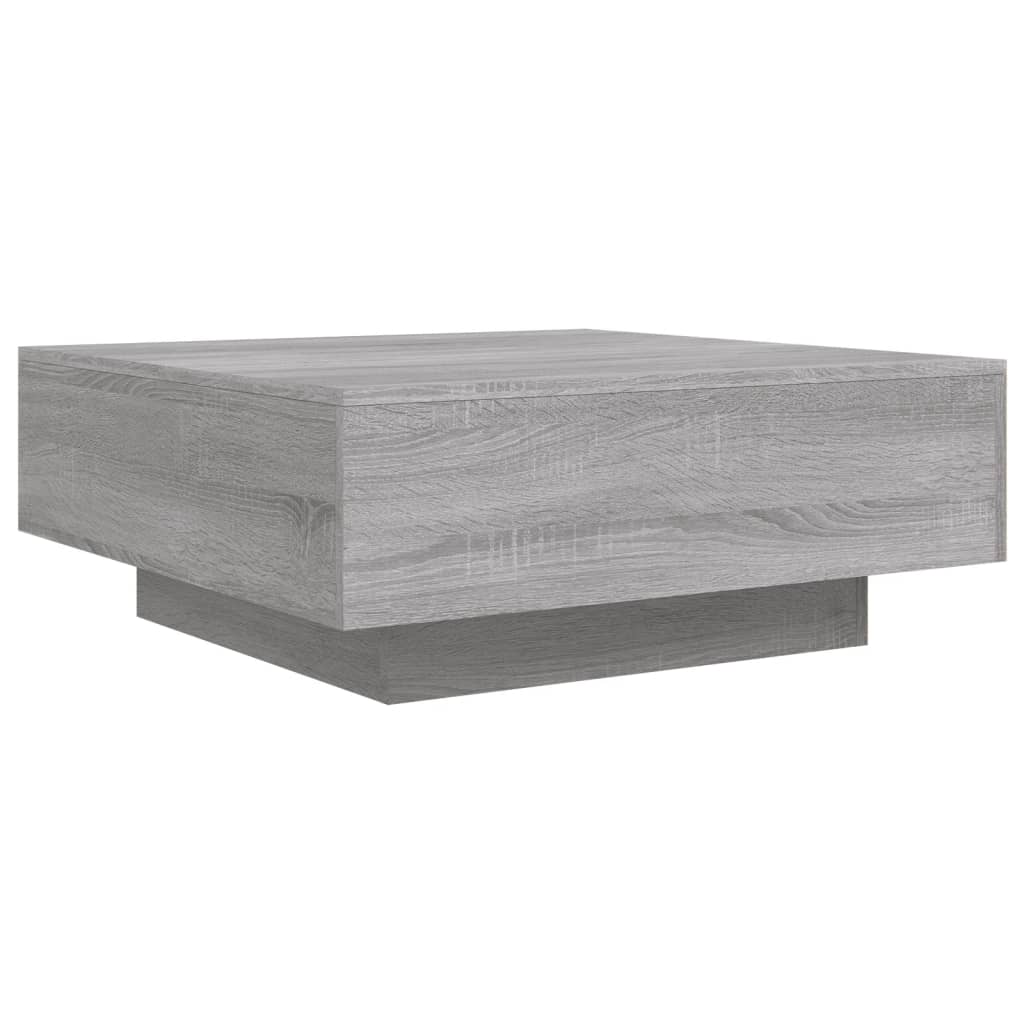 vidaXL Măsuță de cafea, gri sonoma, 80x80x31 cm , lemn prelucrat vidaXL Măsuță de cafea, gri sonoma, 80x80x31 cm , lemn prelucrat