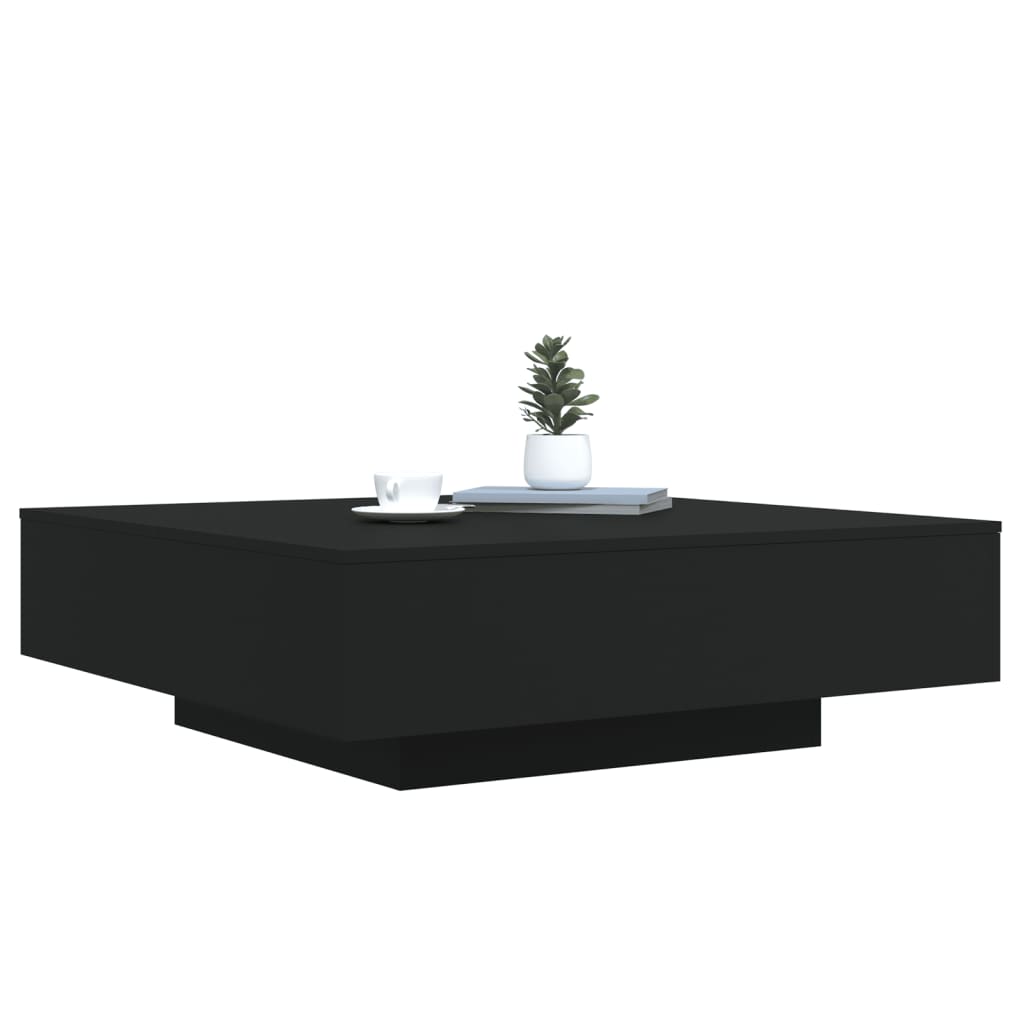 vidaXL Măsuță de cafea, negru, 100x100x31 cm, lemn prelucrat vidaXL Măsuță de cafea, negru, 100x100x31 cm, lemn prelucrat