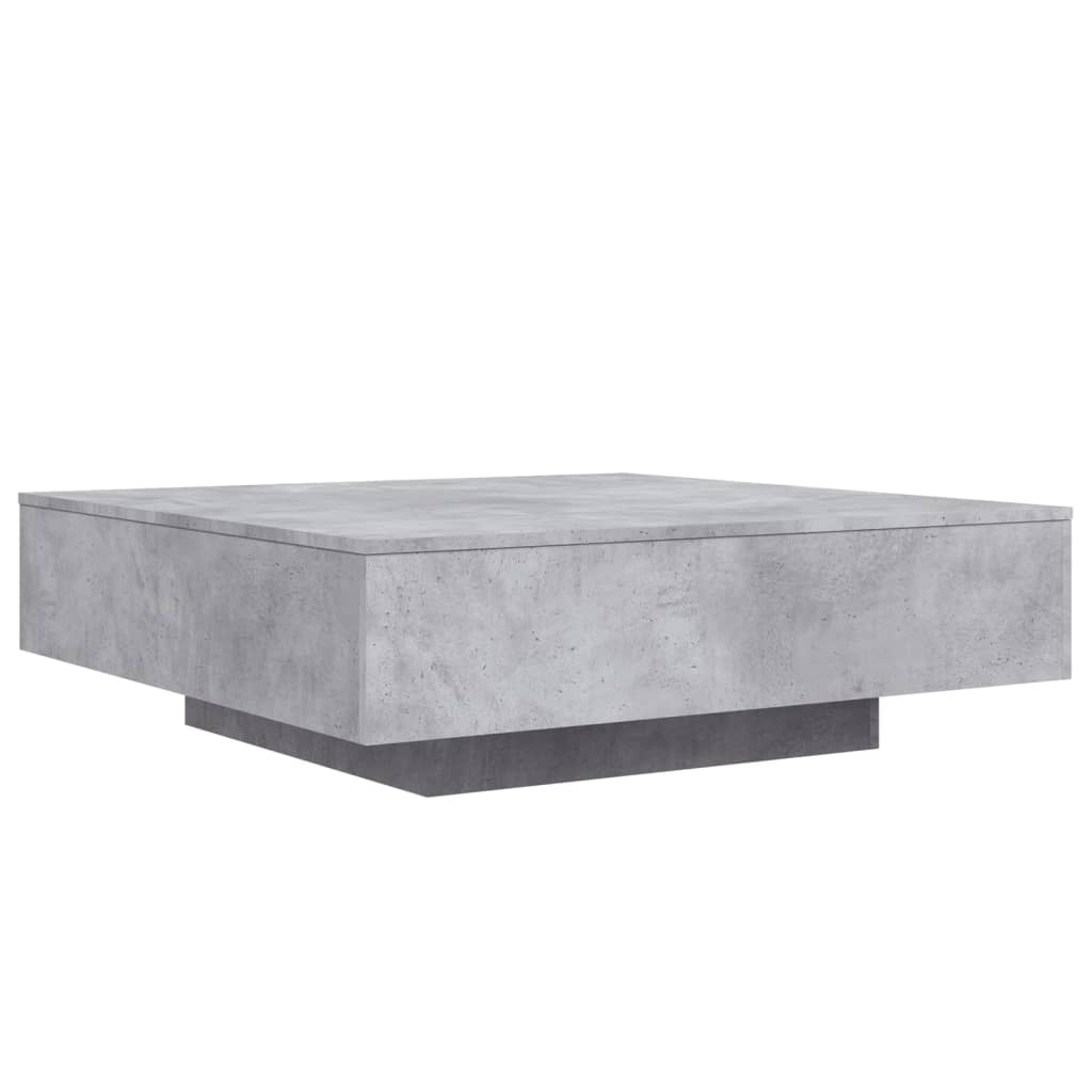 vidaXL Măsuță de cafea, gri beton, 100x100x31 cm, lemn prelucrat vidaXL Măsuță de cafea, gri beton, 100x100x31 cm, lemn prelucrat