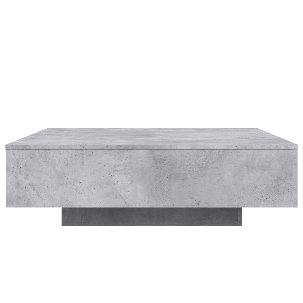 vidaXL Măsuță de cafea, gri beton, 100x100x31 cm, lemn prelucrat vidaXL Măsuță de cafea, gri beton, 100x100x31 cm, lemn prelucrat