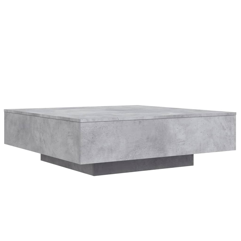 vidaXL Măsuță de cafea, gri beton, 100x100x31 cm, lemn prelucrat vidaXL Măsuță de cafea, gri beton, 100x100x31 cm, lemn prelucrat