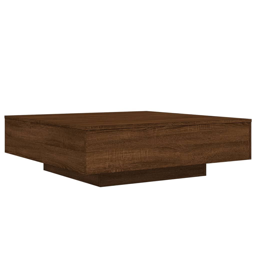 vidaXL Măsuță de cafea, stejar maro, 100x100x31 cm, lemn prelucrat vidaXL Măsuță de cafea, stejar maro, 100x100x31 cm, lemn prelucrat