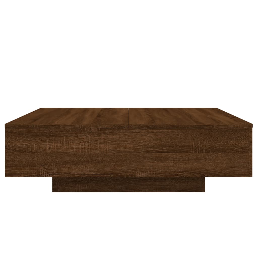 vidaXL Măsuță de cafea, stejar maro, 100x100x31 cm, lemn prelucrat vidaXL Măsuță de cafea, stejar maro, 100x100x31 cm, lemn prelucrat