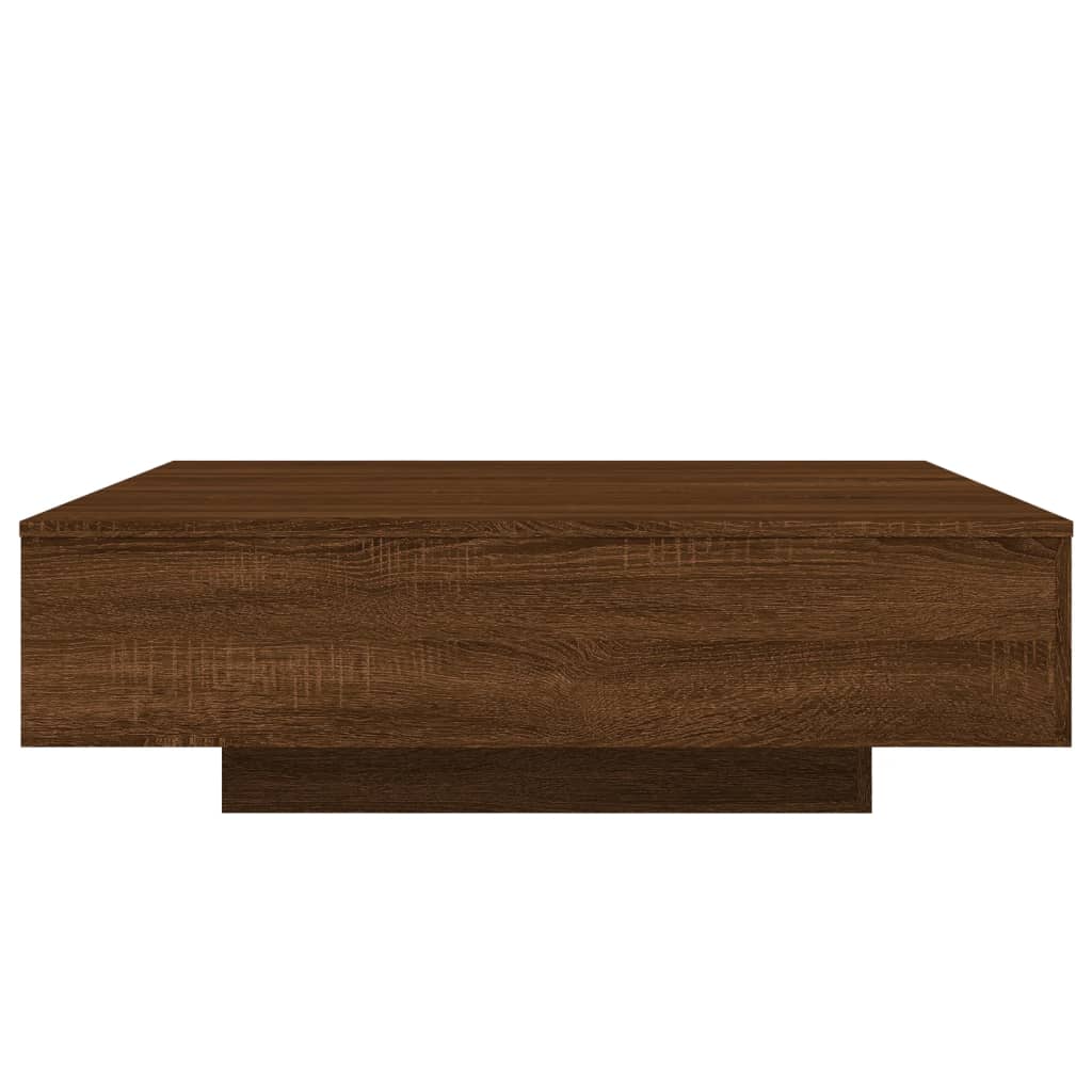 vidaXL Măsuță de cafea, stejar maro, 100x100x31 cm, lemn prelucrat vidaXL Măsuță de cafea, stejar maro, 100x100x31 cm, lemn prelucrat