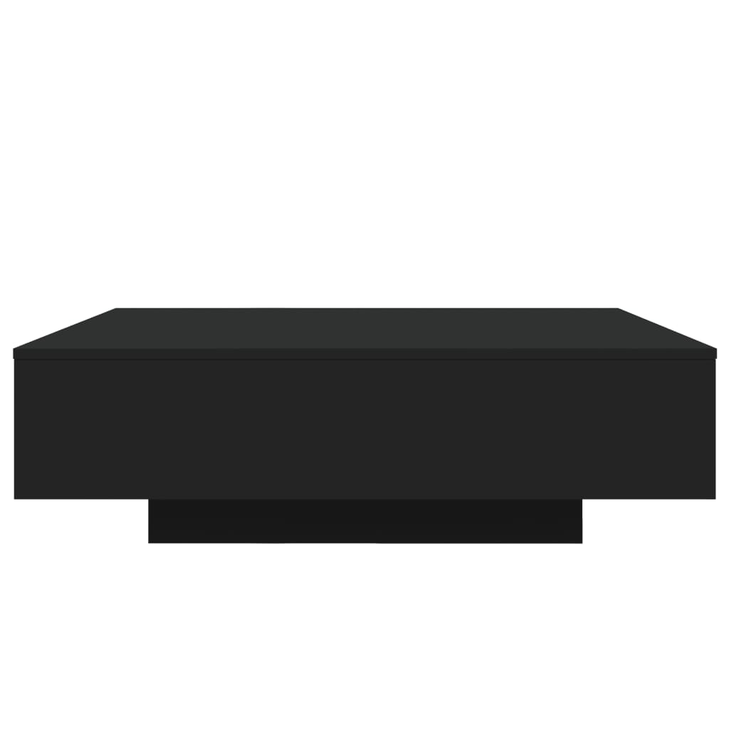 vidaXL Măsuță de cafea cu lumini LED, negru, 100x100x31 cm vidaXL Măsuță de cafea cu lumini LED, negru, 100x100x31 cm